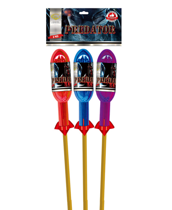 Predator rockets (3 Pack)