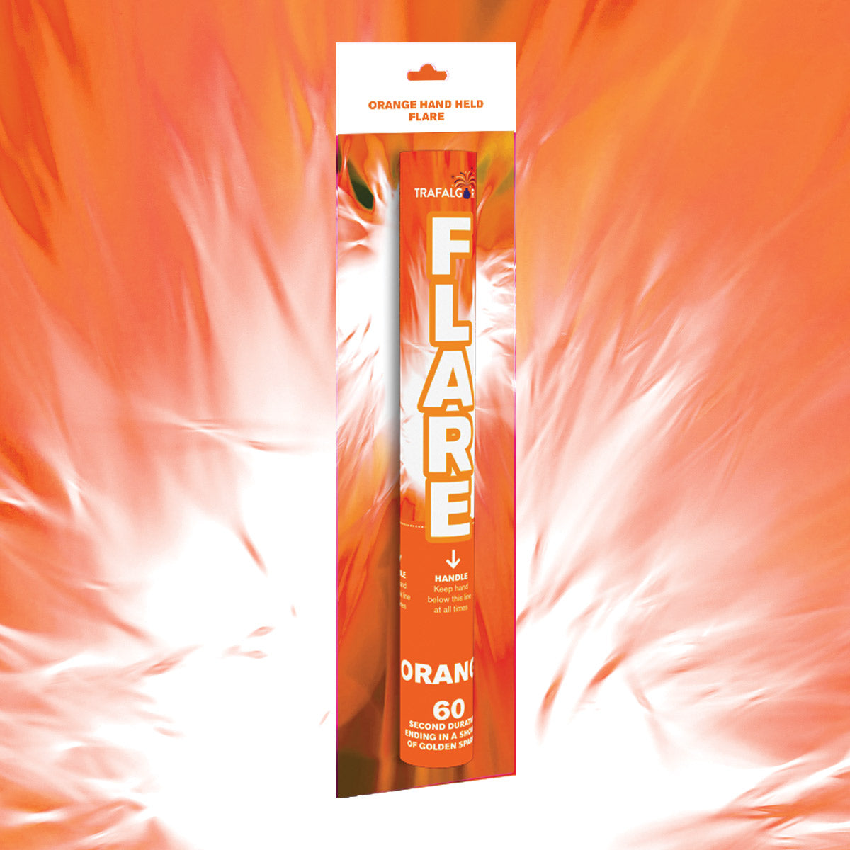 Orange Handheld Flare