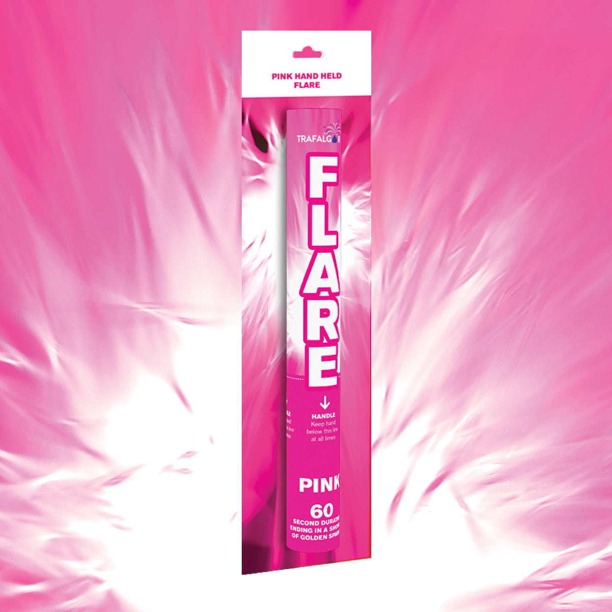 Pink Handheld Flare