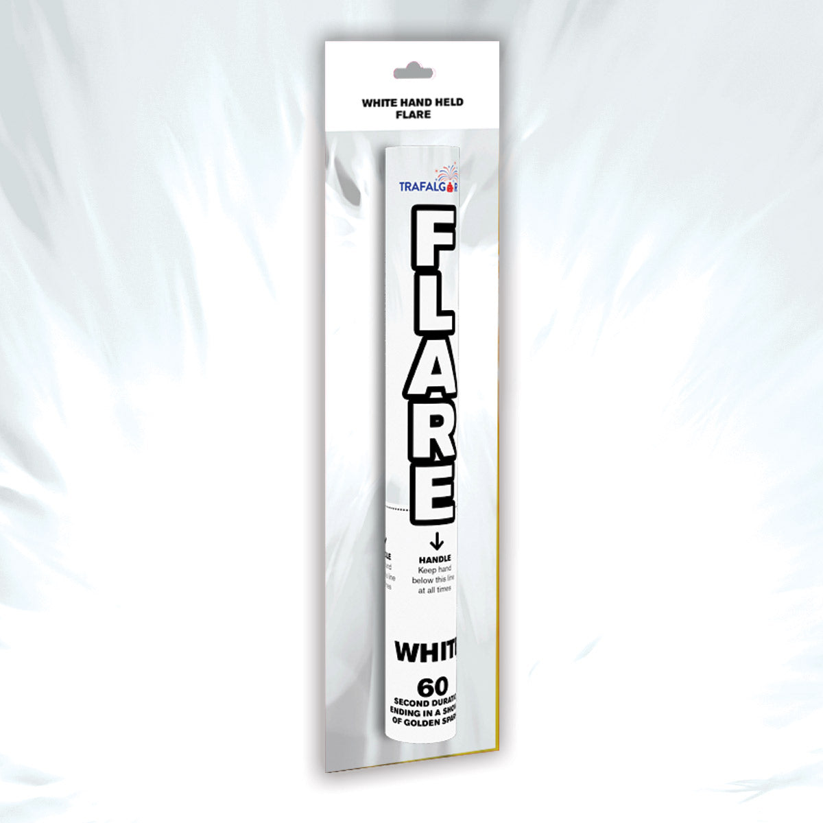 White Handheld Flare