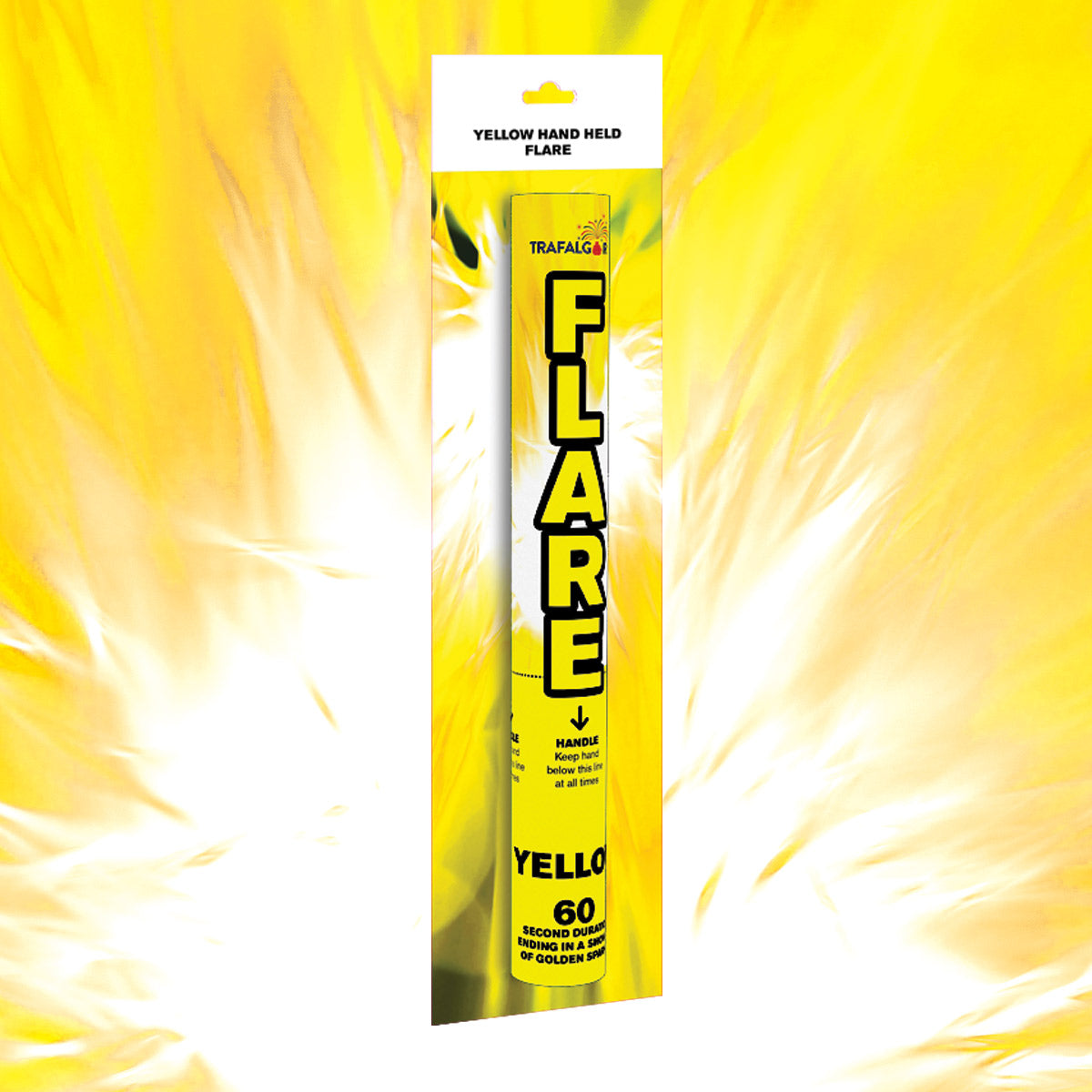 Yellow Handheld Flare