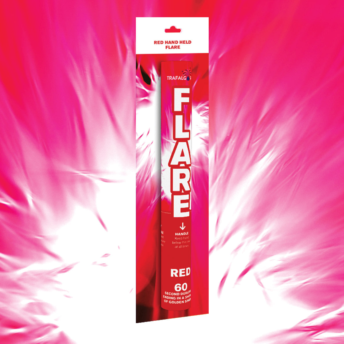 Red Handheld Flare