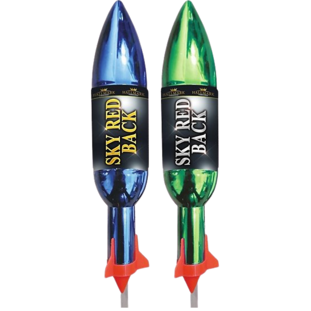 1x Sky Red Back (£15.00) Each Rocket